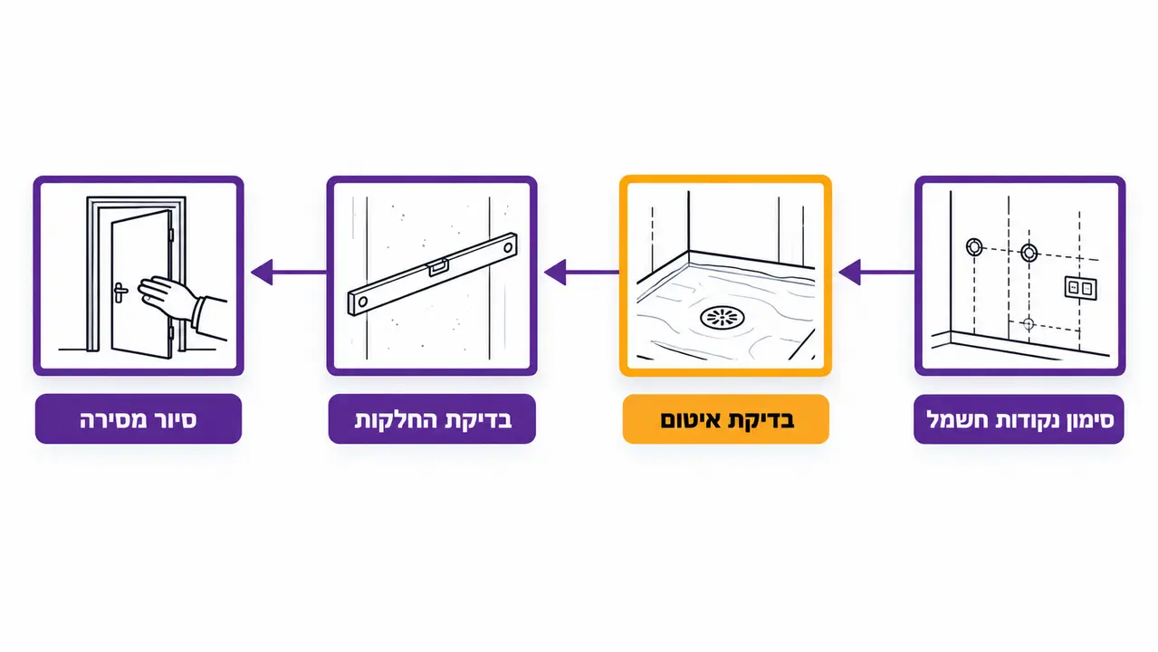 שיפוץ דירה קומפלט ונקודות הבקרה